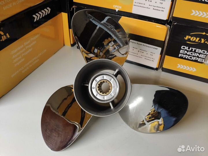 Гребной винт Suzuki 40-60; 3*11-3/4*13, сталь