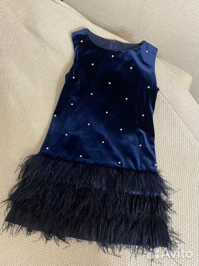 Платье бархатное Gulliver