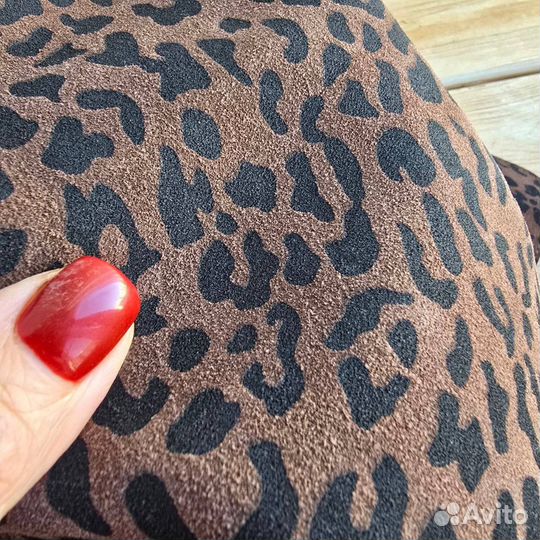 Сумка хобо The Row bindle замша леопард