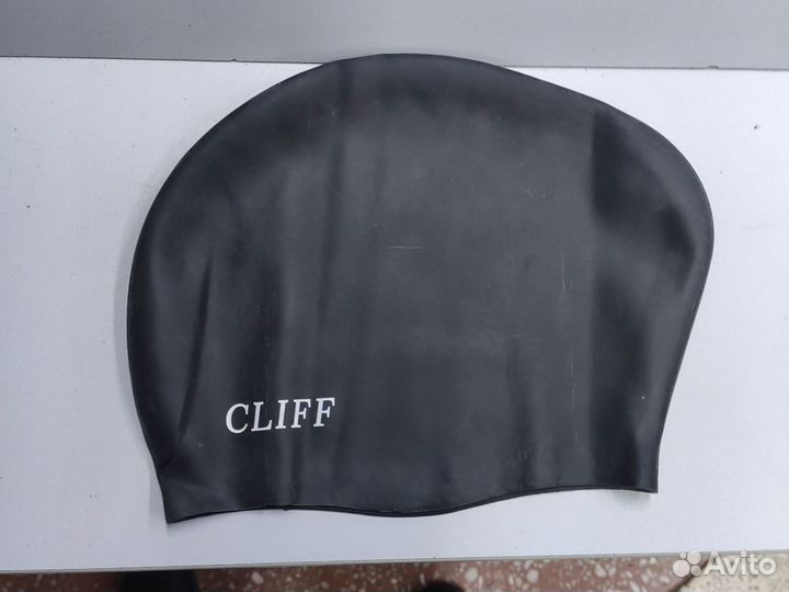 Шапочка для плавания cliff для длинных волос