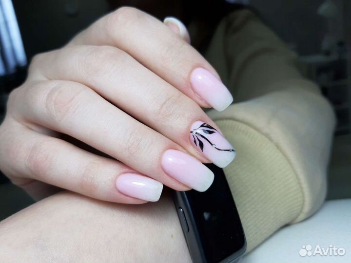 Маникюр гель без сколов