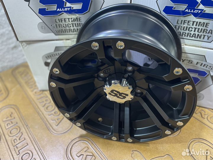 Диски для квадроцикла ITP SS 212 black 4*110 12