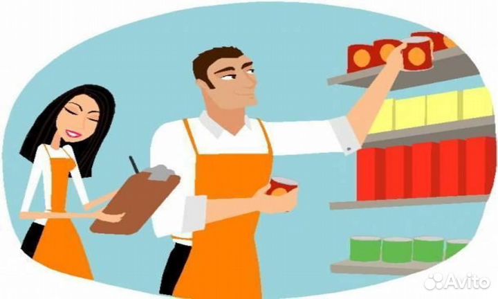 Продавец на выкладку товара