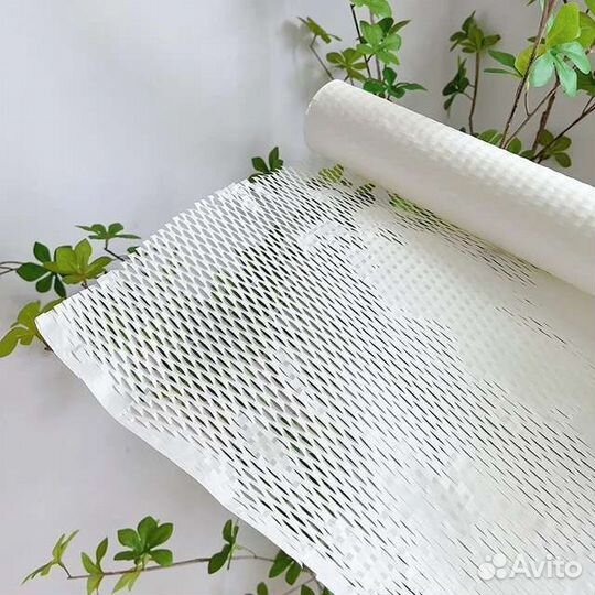 Бумага соты крафтовая и белая для упаковки