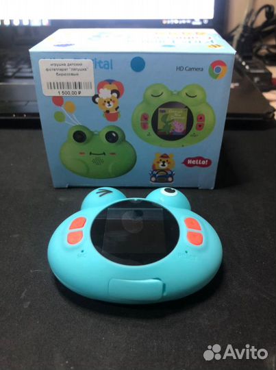 Детский фотоаппарат лягушка