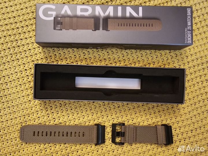 Ремешок Garmin Tactical Coyote Tan nylon 26 mm