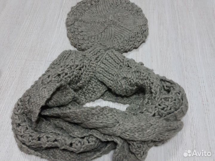 Комплект берет и шарфик