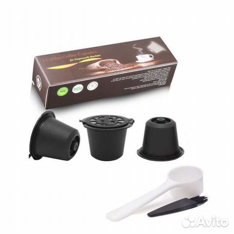 Многоразовые капсулы для кофемашины Nespresso, 3шт купить в Санкт ...