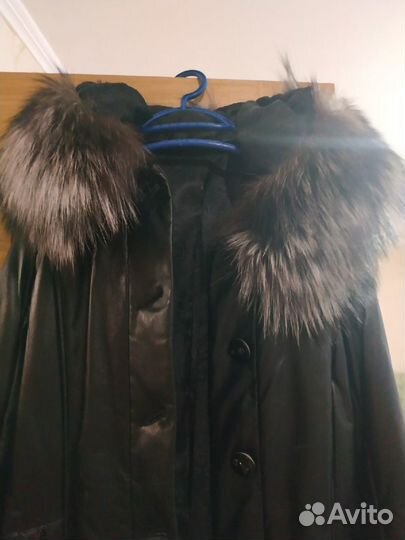 Продам новый кожаный плащ