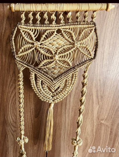 Кашпо макраме антикварное времен СССР