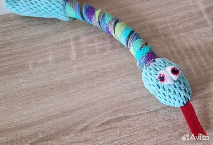 Мягкая игрушка-пружинка для кошек и собак 