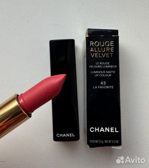 Chanel помада матовая 43 la favorite
