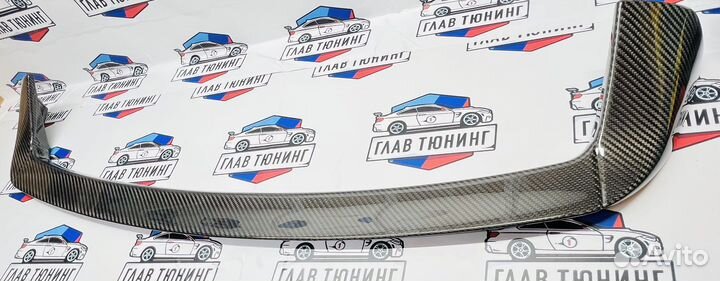 Спойлер BMW 1 F20 карбон натуральный козырек