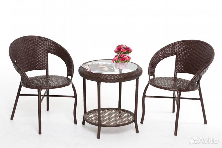 Столик журнальный Vinotti GG-04-05 Brown