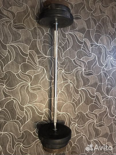 Штанга гриф блины бу