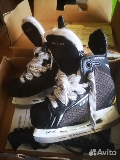 Коньки хоккейные детские bauer