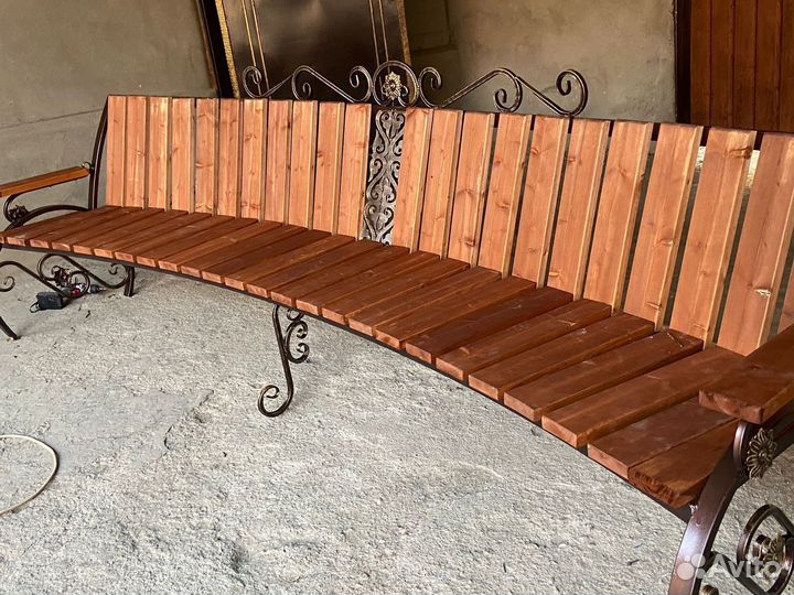 Скамейка кованая