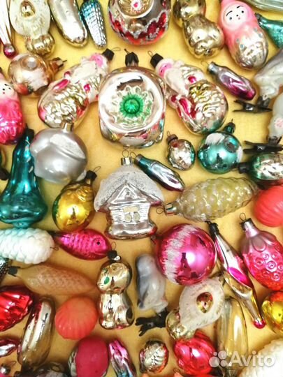 Ёлочные игрушки СССР 58-65хг Ретро Винтаж