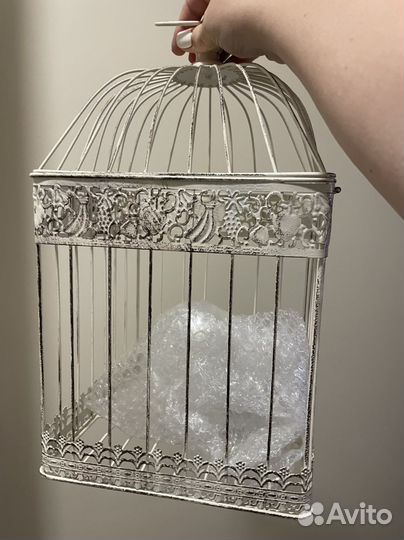 Интерьерная клетка подсвечник