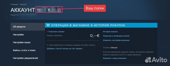 Пополнение Steam