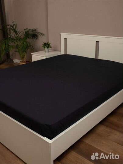 Простыня на полутороспальную кровать хлопок 100