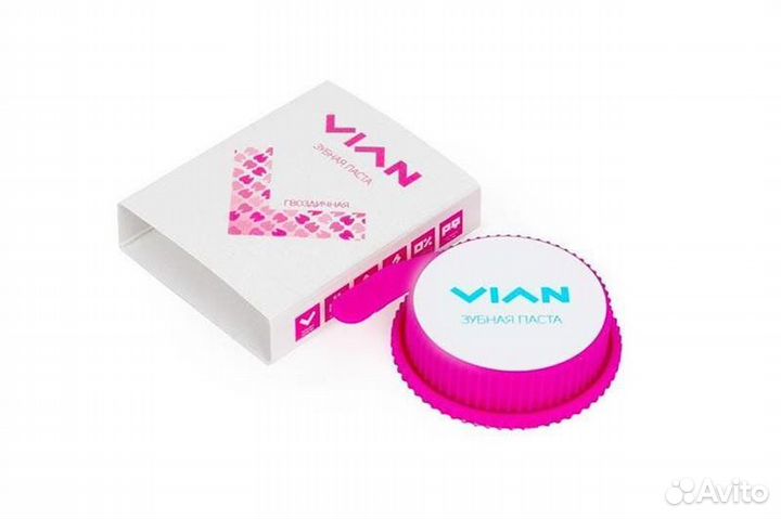 Натуральная концентр-ая зубная паста vian гвоздика