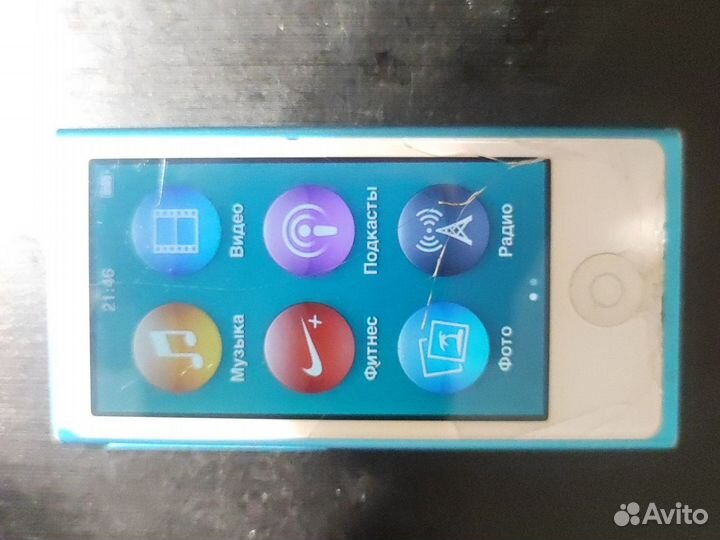 MD477 Apple iPod Nano 7 16Gb Blue голубой