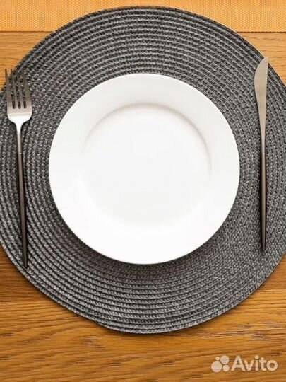 Салфетки на стол сервирочные круглые 4 шт