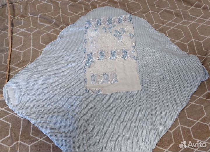 Конверт на выписку для мальчика летний