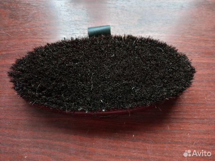 Щетка с натуральным ворсом для чистки лошади