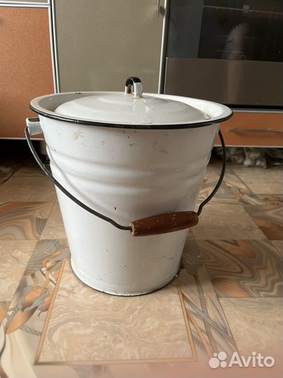 Ведро эмалированное