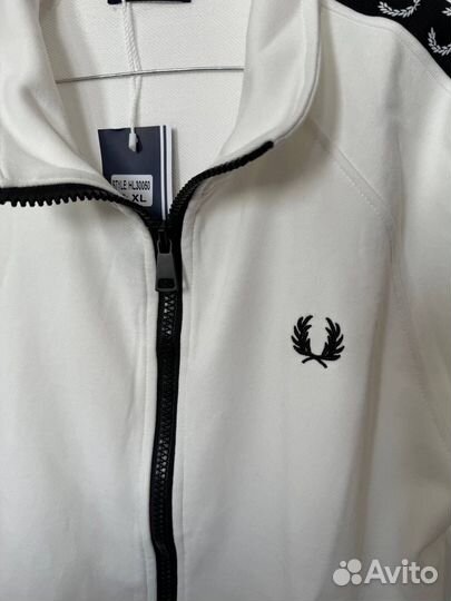 Олимпийка мужская Fred Perry белая