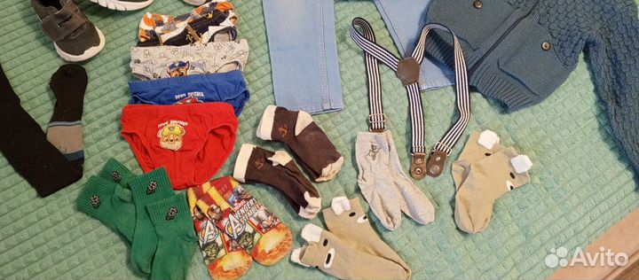 Вещи и обувь на мальчика 110-116см