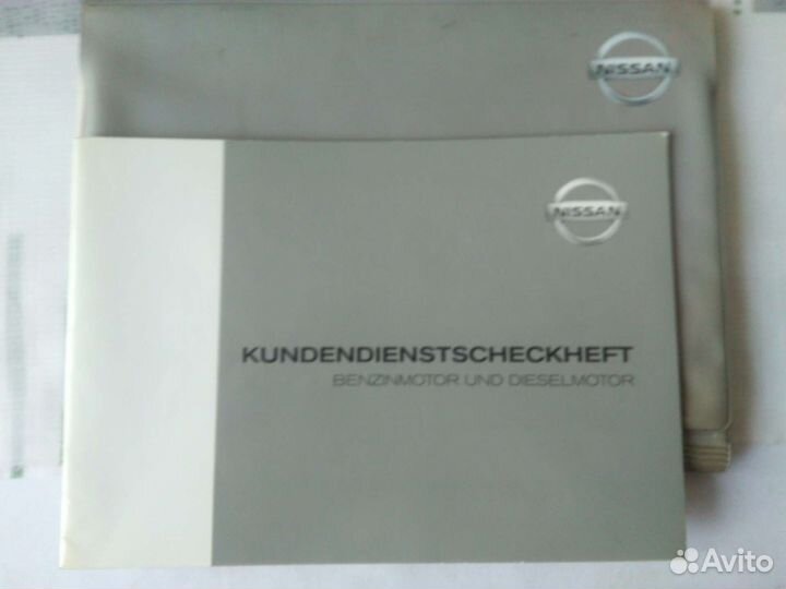 Сервисная книжка nissan ориг.герм