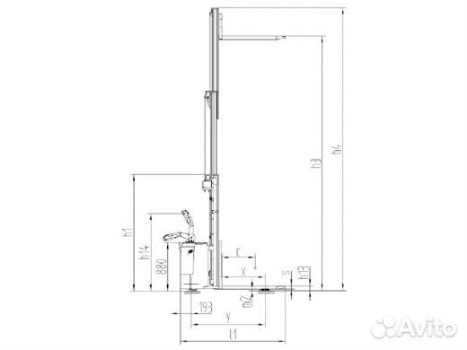 Электроштабелер PSB15 LI-ION Noblelift