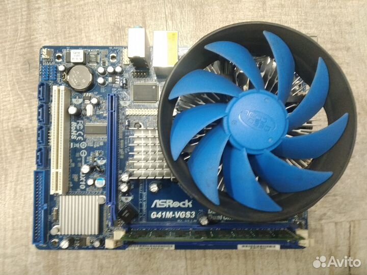 Материнская плата asrock G41M-VGS3