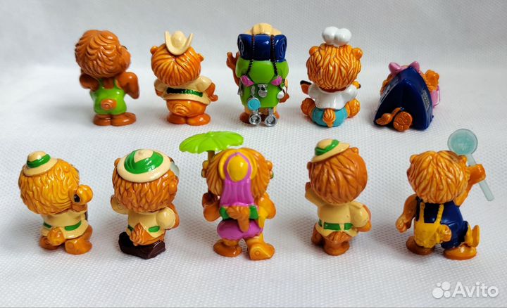 Коллекция львы-туристы киндер-сюрприз 1993 год