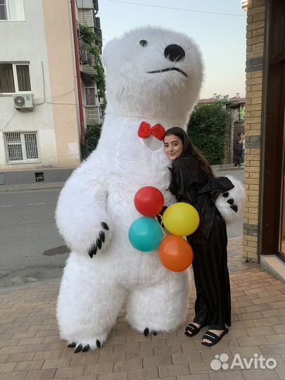 Аниматоры медведь, чебурашка