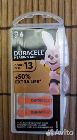 Батарейки для слуховых аппаратов 13