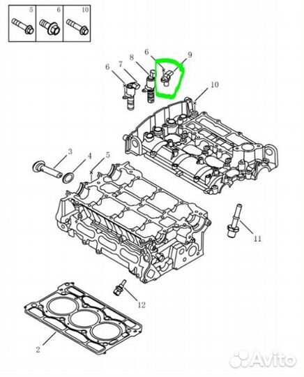 Датчик положения распредвала Geely Coolray Sx11