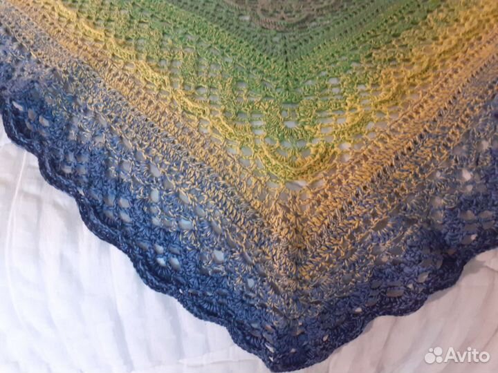 Платок шаль бактус хлопок