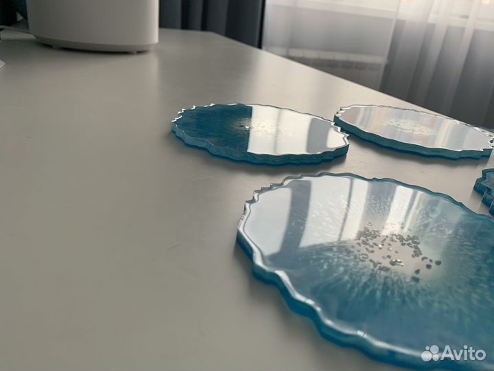 Подстаканники из эпоксидной смолы