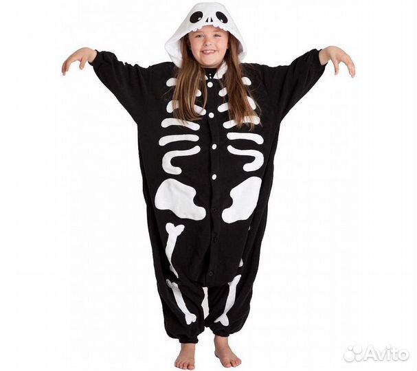Кигуруми для детей FunFur Скелет S