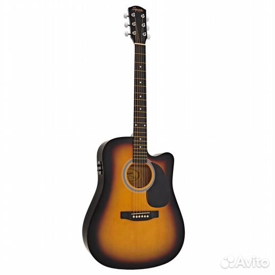 Электроакустическая гитара fender Squier SA-105CE