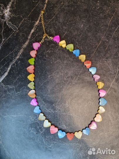 Колье чокер из натуральных камней