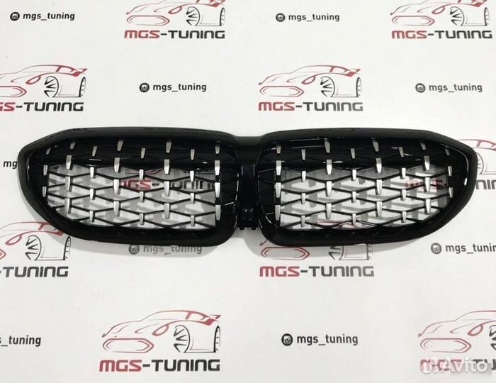 Решетка BMW 3 G20 M-Perfomance черный обод