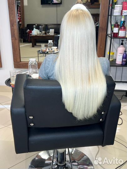 Волосы для наращивания 50 см блонд