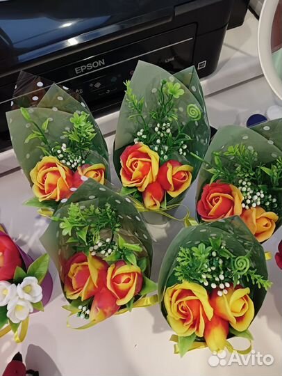 Мыло ручной работы букет