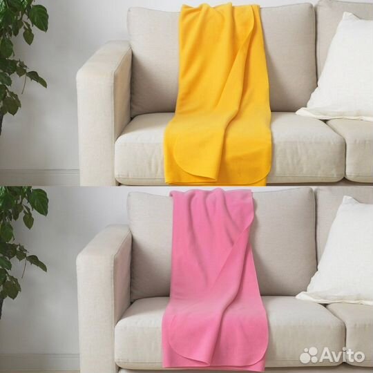 Плед IKEA Мандаринроз новый