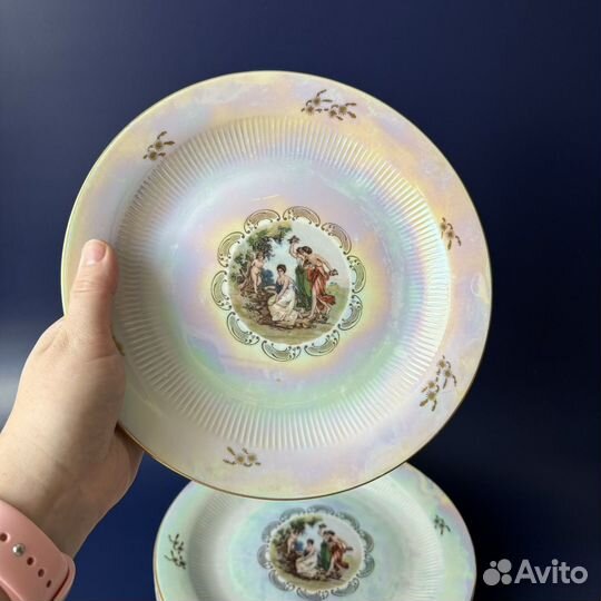 Мадонна Кольдиц ГДР тарелки обеденные 23 см